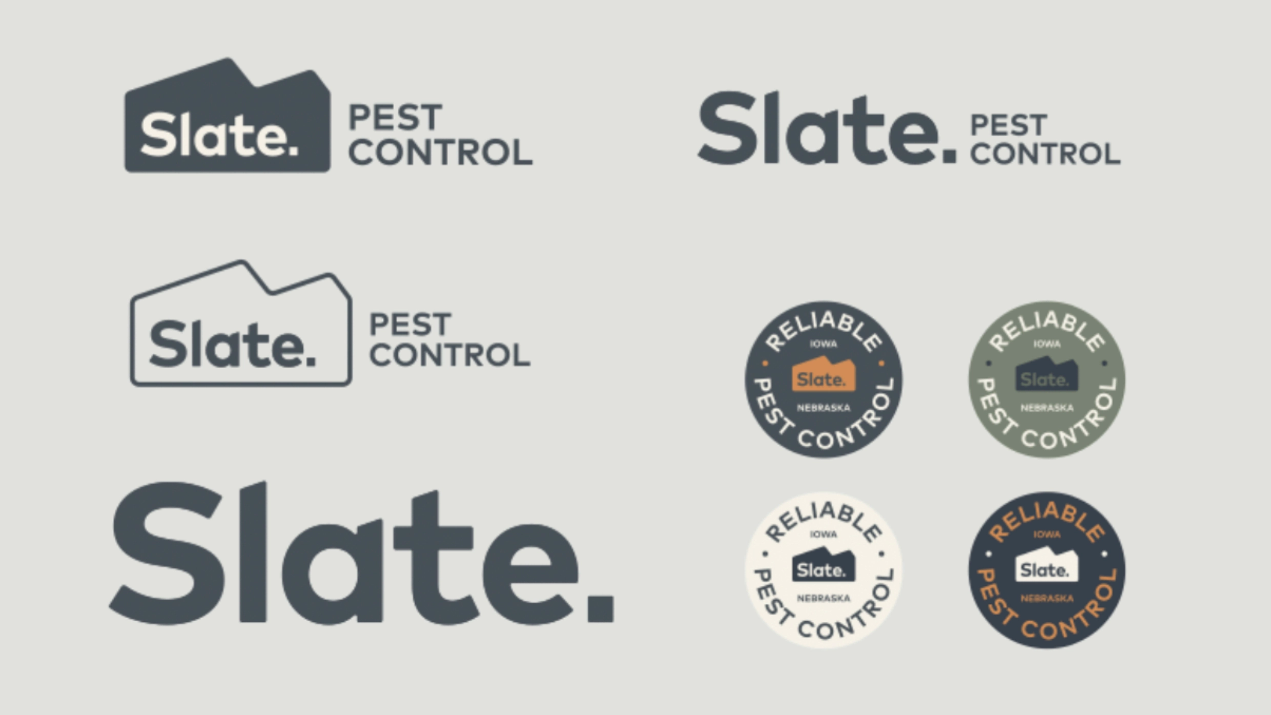 Slate icons and color scheme