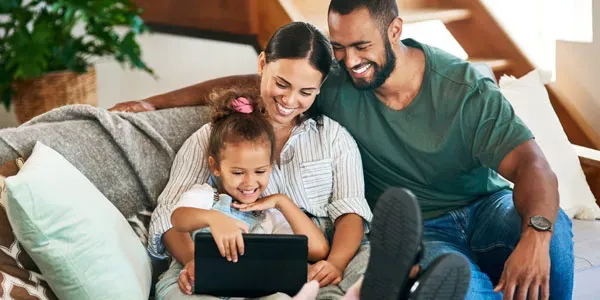 Family in pest free home